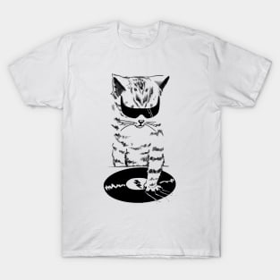 DJ kitty scratch T-Shirt